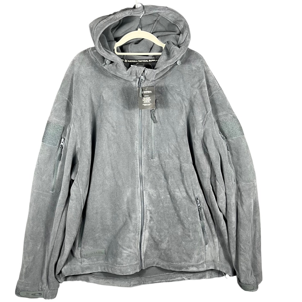 Baerskin Tactical Supply Co Fleece Hoodie Men 2XL Grey Baerskin 4.0 Full Zip